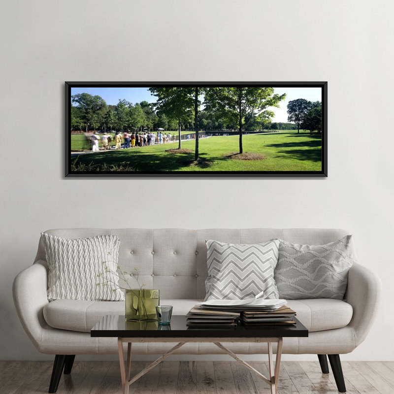 Reproduction de photo sur toile, H 24 po x l 72 po x P 1,5 po, Toile avec cadre noir