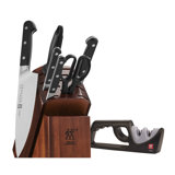 Zwilling Pro 7-piece Knife Block Set with Bonus Sharpener