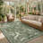 Goldene Morris Inspired Woodland Animal Washable Area Rug with Non-Slip Backing for Living Room, Bedroom and Kidsroom-1902018611