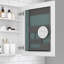 Armoire à pharmacie de salle de bain l 20 po x H 26 po - Miroir biseauté, ouverture à droite, rangement généreux, bois d'ingénierie, réflexion claire, charnières à fermeture silencieuse, miroir de 20 po à 26 po, espace intérieur spacieux