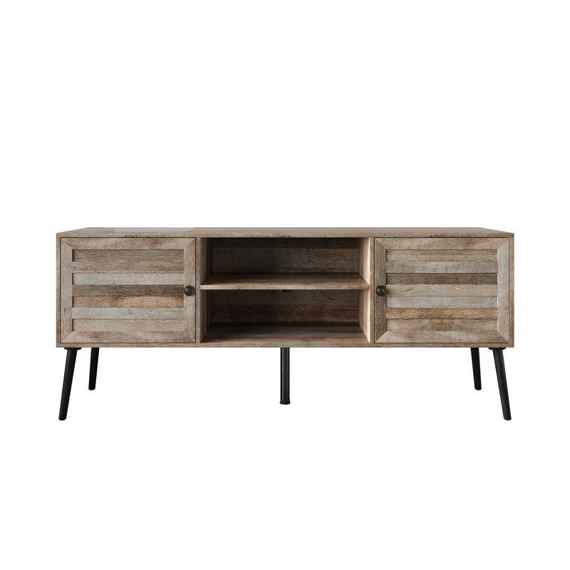 Dixon 63" TV Stand, Natural Oak