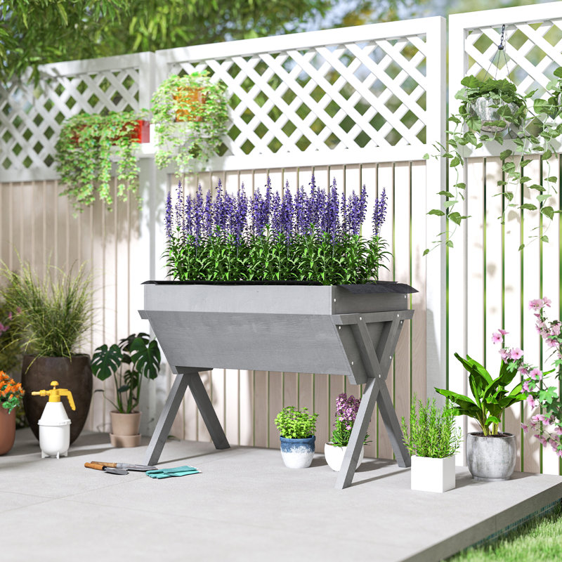 Wood Raised Garden Bed