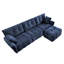 Canapé modulaire ergonomique à trois places avec repose-pieds-1887030026