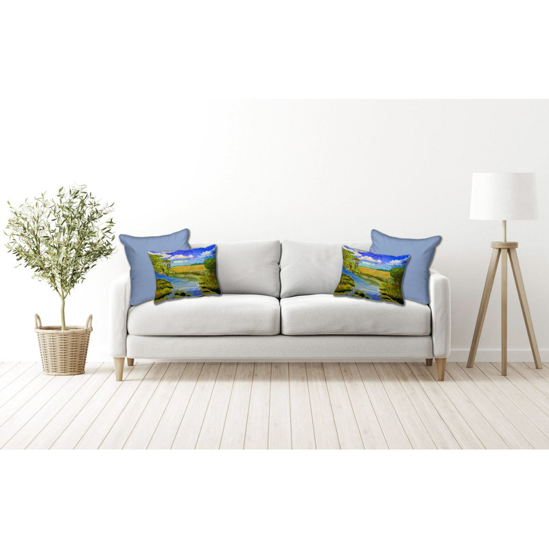 Coussin intérieur / extérieur Marsh Life II, H 16 po x l 20 po