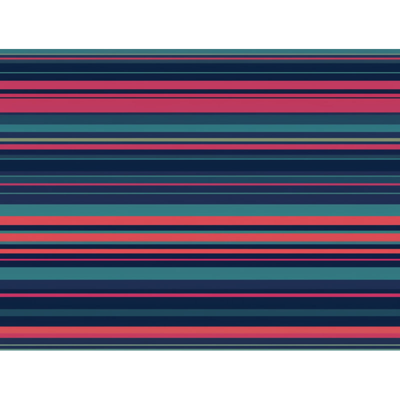 Polyester Striped Comforter, Twin Extra Long Comforter, Blue/Pink
