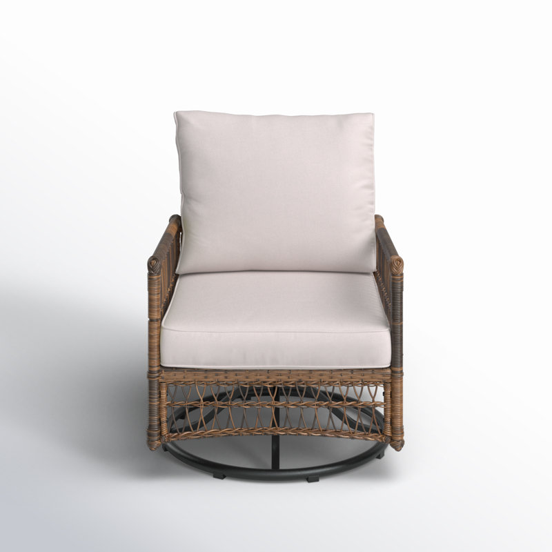 Alana Swivel Patio Chair with Cushions