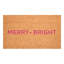 Paillasson rose ultra moderne Merry & Bright 17 po x 29 po-261870632-261870629