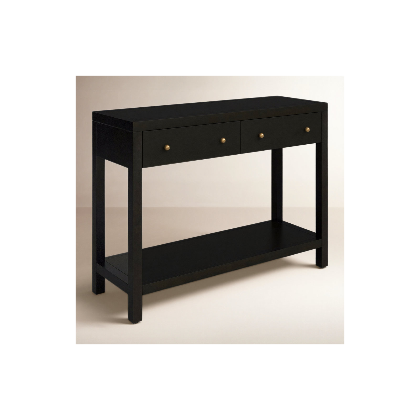 Celine 2-Drawer Console Table, Antique Coffee