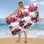 Serviettes de plage tropicales sans sable 63 "x 32", à séchage rapide, serviettes de voyage légères pour adultes