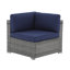 Ensemble de conversation modulaire pour patio avec coussins 3 personnes Abler-1261521192