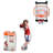 NSG 10'' W Over The Door Basketball Hoop with Basketball(s) Included
