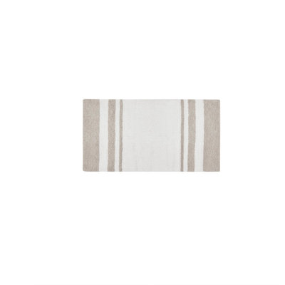 Wheat-Hued Reversible Bath Rug 17x24"