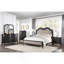 Table de chevet 3 tiroirs noir antique
