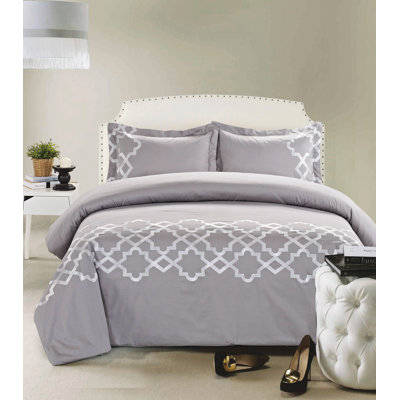 Fratar Traditional Cotton Geometric Shapes Duvet Cover