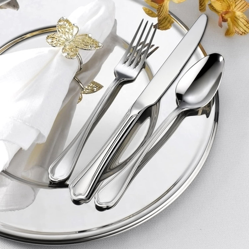 Canora Grey Arnitra Stainless Steel Flatware Set - Service for 12