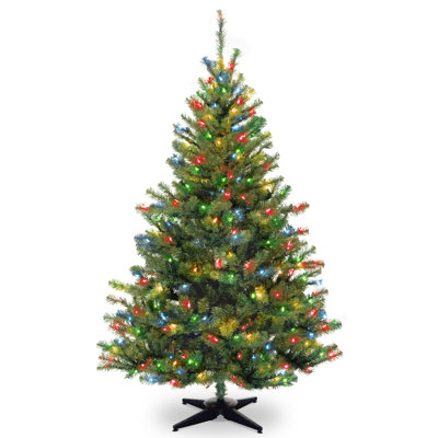 6ft. Hearthwood Spruce Christmas Tree with Multicolor Lights