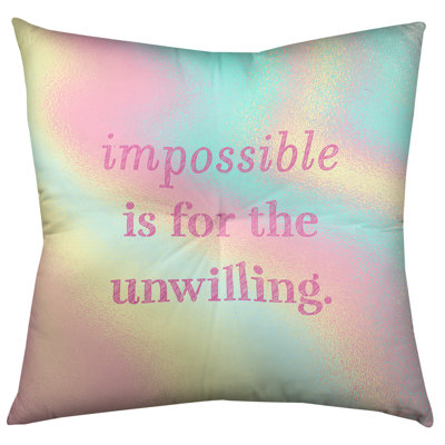 Impossible Throw Pillow
