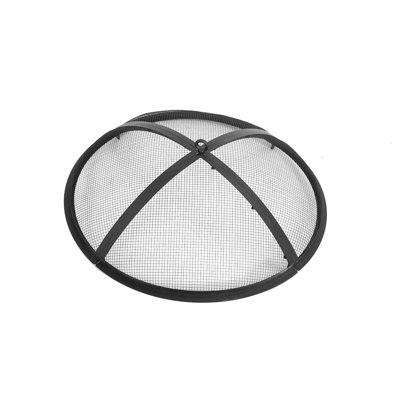 Pare-étincelles plat et rond pour foyer