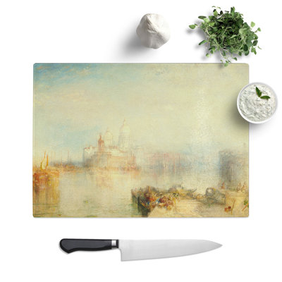 The Dogana and Santa Maria Della Salute by Joseph Mallord William Turner Chopping Board