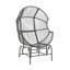 Fauteuil oscillant d'extérieur en osier Palos-827180316-827180307