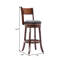 Tabouret de bar pivotant en bois massif-69426628-69426629