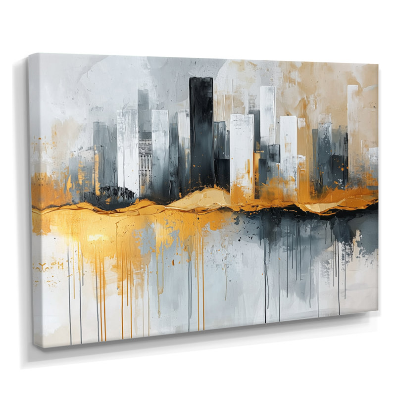 Letendre - Cityscapes Wall Art, H 12 po x l 20 po, Toile tendue, Ne s’applique pas