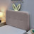 Twin Size Kids Upholstered Bed With Oversized Rabbit Ear Headboard, LED Light & 4 Storage Drawers, Boucle Fabric-775524584-775524565