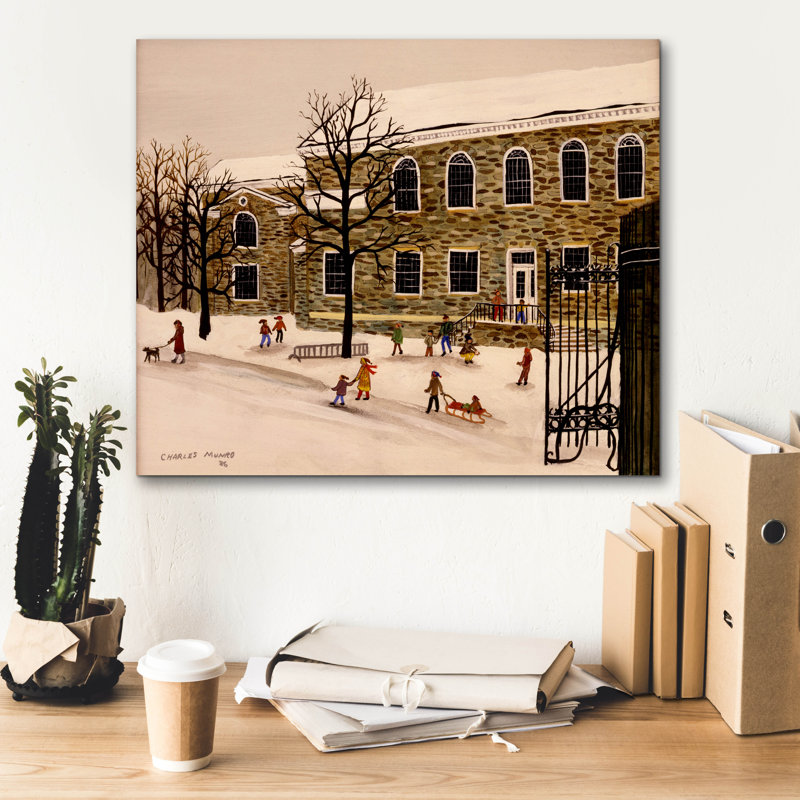  «Waiting For A Ride Home» par C Munro, art mural sur toile, 24 po x 20 po, H 20 po x l 24 po