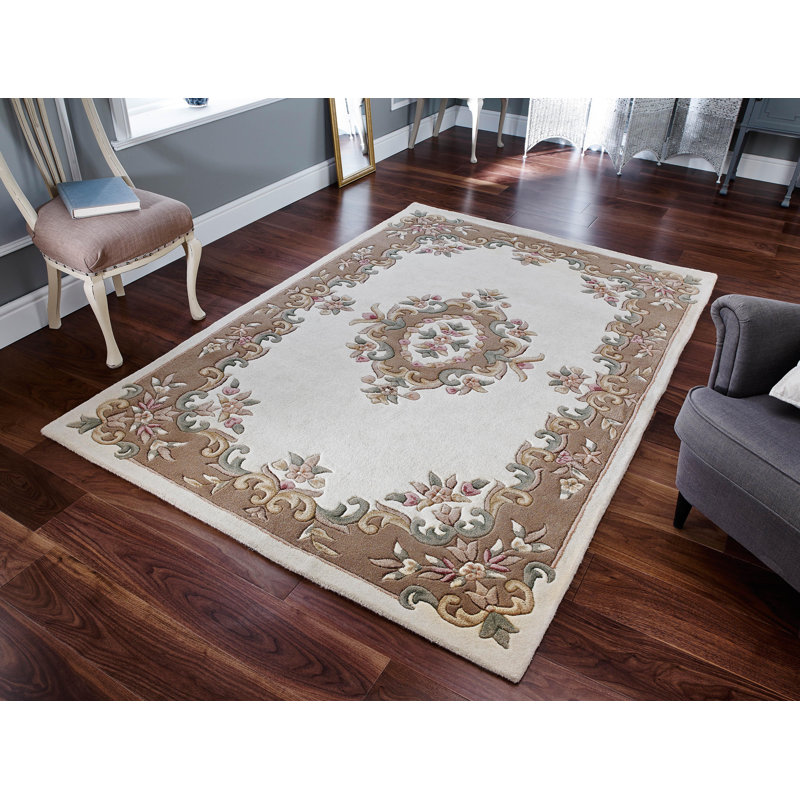 Hounslow Oriental Wool Hand Tufted Area Rug, Rectangle 200 x 285cm