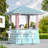 Sedna 8’ X 8‘ Outdoor Steel Frame Hardtop Patio Gazebo With Recharge Socket, Bar Table