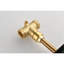 Valve de volume réglable en métal coulé 3/4 po - Douche avec poignée en laiton, résistance à la corrosion, antirouille, noir mat, poignée de douche à installation simple, rouille, installation simple