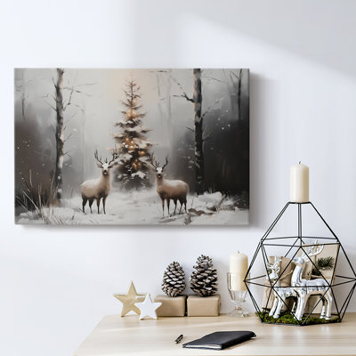 Art des Fêtes de Noël - Toile tendue avec châssis - Série 3-11