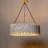 Rudy 3 - Light Unique / Statement Drum Chandelier