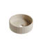 Lavabo de salle de bain de 35,5 cm (14 po), lavabo rond en microciment, sans meuble, sans robinetterie ni couvercle, couleur beige ciment-1706399768-1706399771