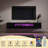 Modern Floating LED TV Stand Up to 80" TVs, Wall-Mounted Media Console with Storage-1090634654