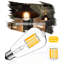 10 watts (équivalent de 100 watts), ampoule del st64, ampoule non-activable, base blanche chaude (2700k) e26/moyenne (standard)