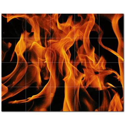 4.25'' x 4.25'' Satin Ceramic Decorative Mural