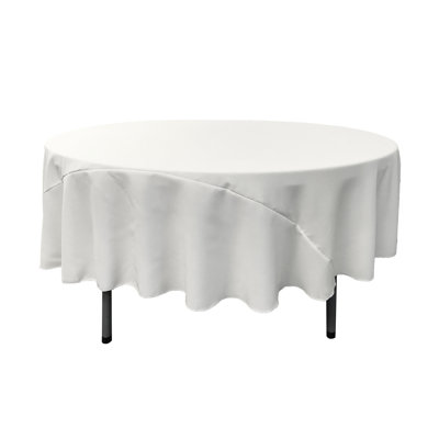 Fisher Solid Color Round Tablecloth