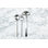 Movida 3 Piece Stainless Steel (18/10) Wood Stainless Steel Hostess Set