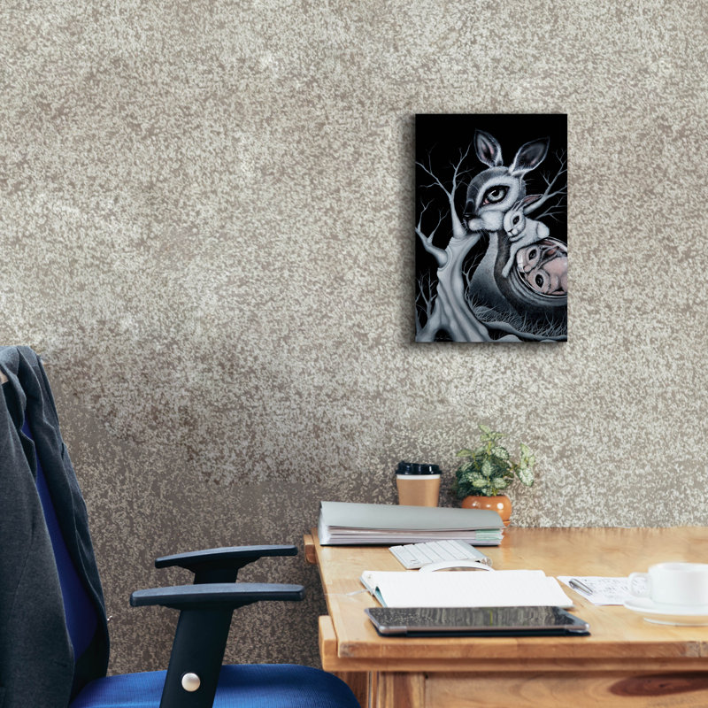«Gracie Oaks», «The surrogate» par Angelina Wrona, art mural sur toile, H 18 po x l 12 po x P 0,75 po