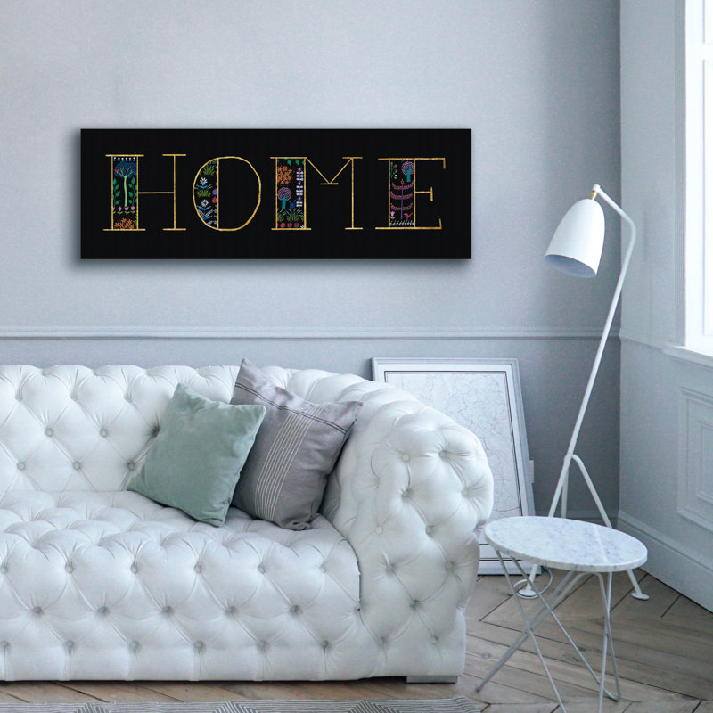 Art mural épique Graffiti «Bright Folklore Home» par Wild Apple, 60 po x 20 po