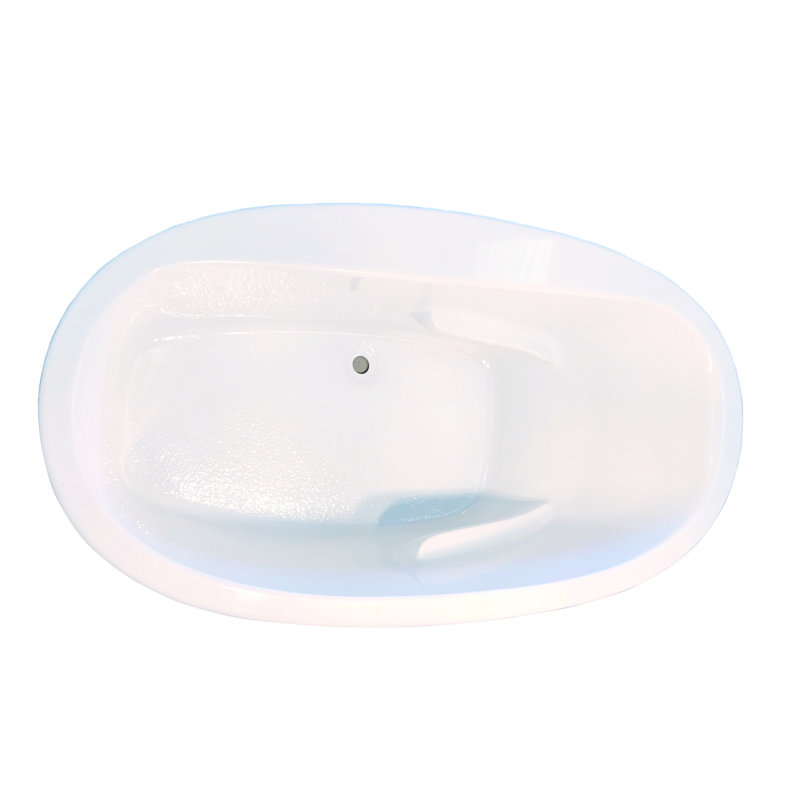 Alexa 59.5'' L Freestanding Soaking Bathtub