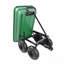 Camion à benne basculante pliante en poly pour voiture avec cadre en acier, 10 pouces. Pneumatique, capacité de 300 lb, corps 55 L, vert