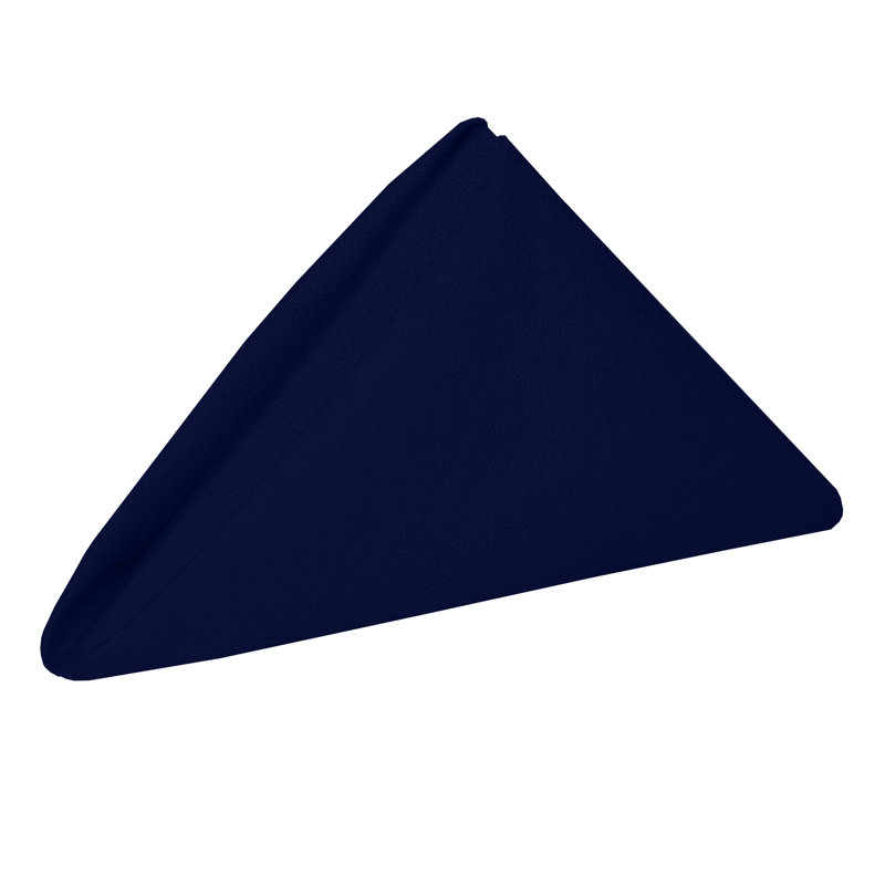 Polyester Square Napkin, Deep Royal Blue, 20" x 20"