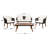 4 Piece Sofa Seating Group with Cushions-1203340613