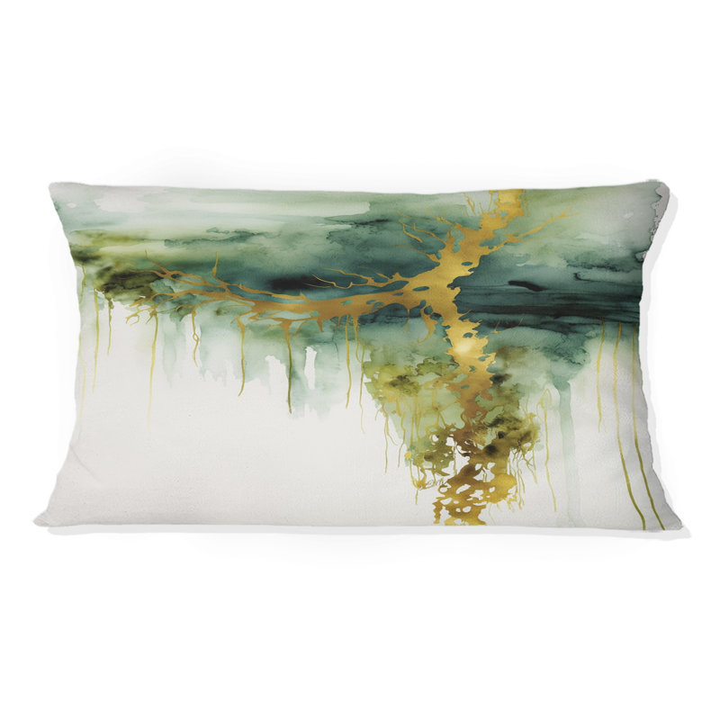 Coussin Awakenings In French Moss IV - Abstract