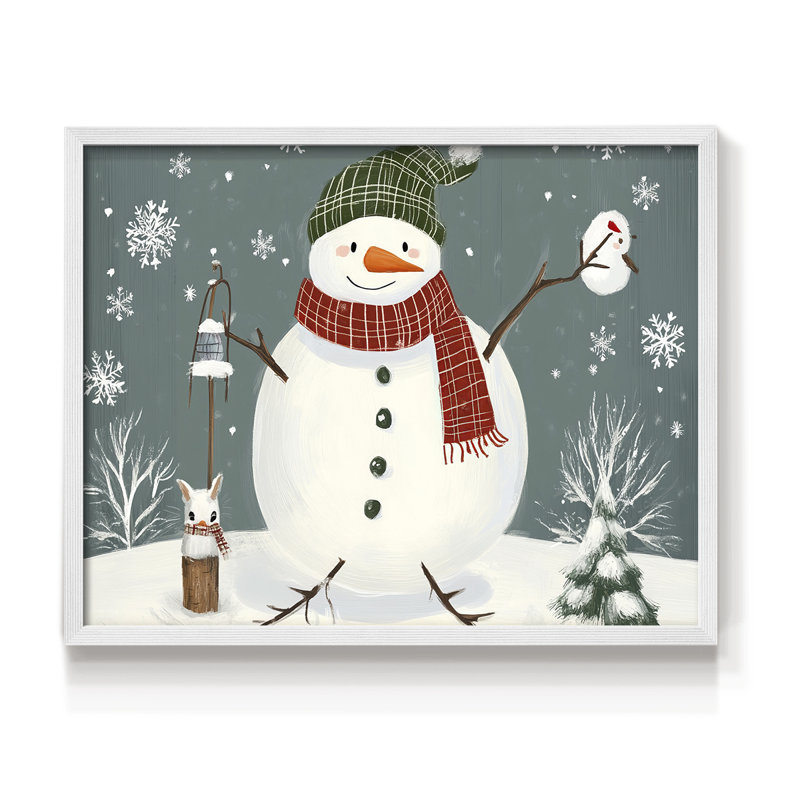 Chirstmas Art-CVI -Framed Print - Restickable