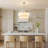 5-light White Fabric Drum Chandelier-832805267