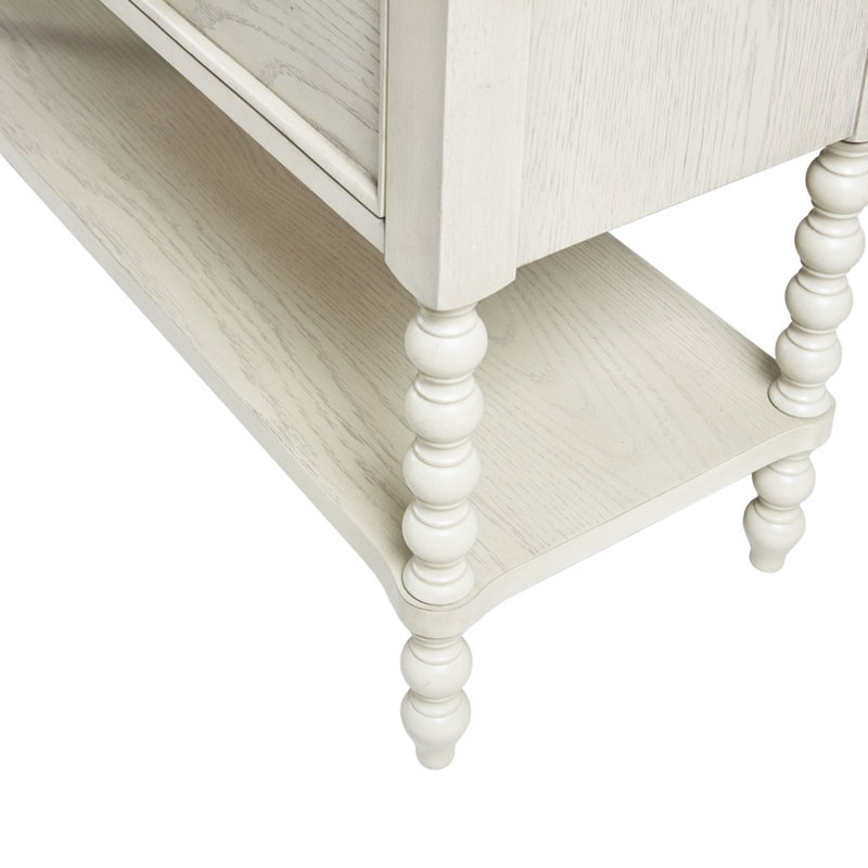 Magnifique commode décorative 2 avec blanc antique et bois massif avec des éléments élégants pour la décoration intérieure