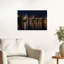 Charles Bridge Night Reflections Romantic Tranquil Abstract Architecture City Wall Art Print by Paco Jimenez - Print-136417952